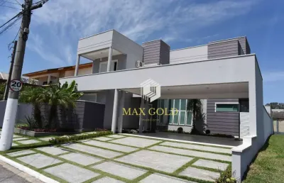 Casa com 6 dormitórios à venda, 443 m² por r$ 2.300.000,00 - portal do sol - tremembé/sp