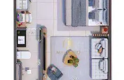 Apartamento com 1 dormitório à venda, 35 m² por r$ 356.651,00 - tenório - ubatuba/sp