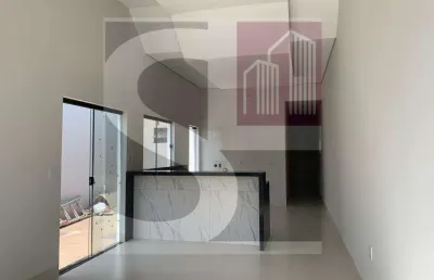 Casa para venda em uberlândia, novo mundo, 3 dormitórios, 1 suíte, 2 banheiros, 2 vagas