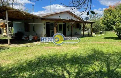 Sítio terreno 30x30 casa de material 3 dorm, com poço artesiano, arvores frut.