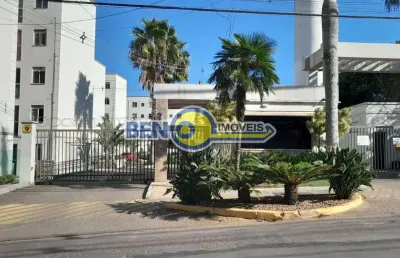 Apartamento mobiliado a 500m do shopping de gravataí com garagem