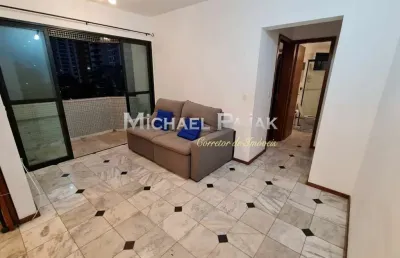 Apartamento com 1 quarto para alugar na avenida jacutinga, 251, indianópolis, são paulo, 48 m2 por r$ 3.350