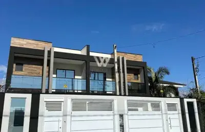 Sobrado com 03 suíte nos centro de são josé dos pinhais