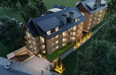 Apartamento em gramado - centro: novo, com diversas comodidades e aceita pet