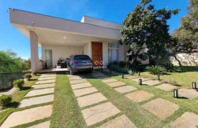 Casa em condomínio fechado com 4 quartos à venda na cecilia marcelino de abreu, 65, encanto da lagoa, lagoa santa por r$ 2.300.000