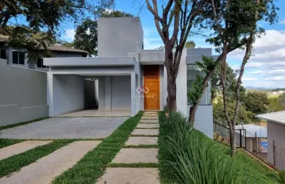 Casa em condomínio fechado com 4 quartos à venda na hum, 273, francisco pereira, lagoa santa por r$ 1.790.000