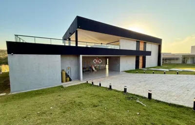 Casa em condomínio fechado com 5 quartos à venda na 1, 460, condomínio residencial vila arcádia, lagoa santa por r$ 7.500.000