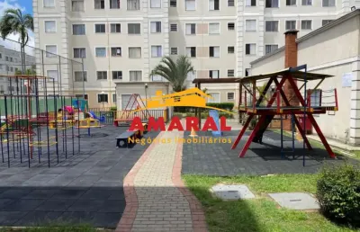 Apartamento com 2 quartos à venda na rua gato cinzento, vila urupês, suzano, 46 m2 por r$ 200.000