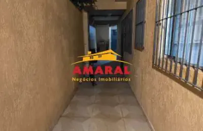 Casa com 2 quartos para alugar na rua erina bassi valverde, parque maria helena, suzano, 80 m2 por r$ 2.050