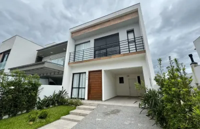 Casa em condomínio fechado com 3 quartos à venda na avenida wilson castelo branco, 376, deltaville, biguaçu por r$ 980.000
