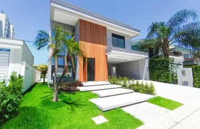 Casa em condomínio fechado com 3 quartos à venda na rua joão bernadino da rosa, 353, pedra branca, palhoça por r$ 3.300.000