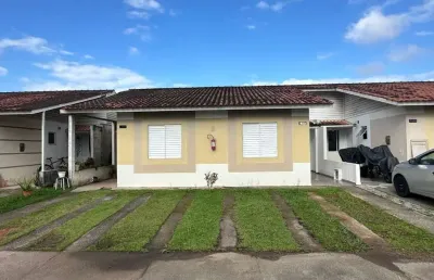 Casa em condomínio fechado com 3 quartos à venda na avenida paulo roberto vidal, 1, bela vista, palhoça por r$ 335.000