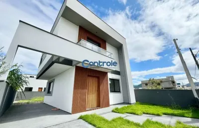 Casa com 3 quartos à venda na itamar silva filho, 7, bela vista, palhoça por r$ 750.000