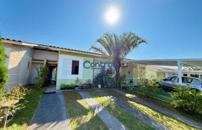 Casa em condomínio fechado com 2 quartos à venda na avenida paulo roberto vidal, 1455, bela vista, palhoça por r$ 430.000