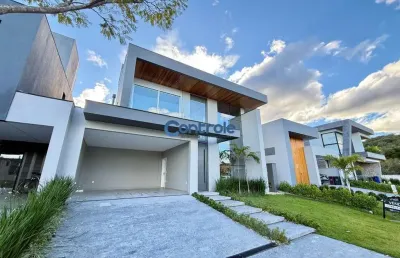 Casa em condomínio fechado com 3 quartos à venda na rua lagoinha, 65, pedra branca, palhoça por r$ 3.374.000