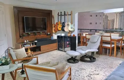 Apto a venda no jd anália franco, semi mobiliado, terraço grill, 02 vagas !!