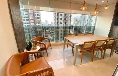 Apto a venda no jd anália franco, decorado e mobiliado, terraço gourmet, 02 vagas !!