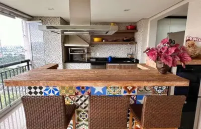 Apto no pq são jorge, andar alto, terraço gourmet, 04 vagas !!