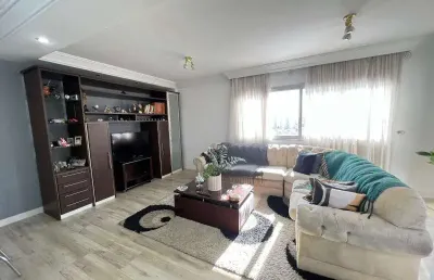 Apto a venda no jd anália franco, 04 dormitórios sendo 1 suíte, semi mobiliado, 02 vagas !!