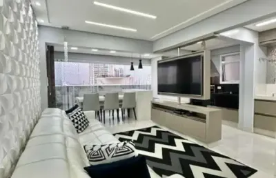 Apto no jd anália franco, mobiliado, terraço gourmet, 02 vagas !!