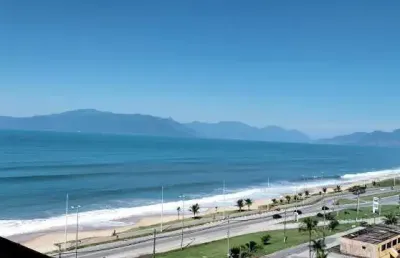 Apto em caraguatatuba, praia de massaguaçu,  frente ao mar, varanda gourmet, 02 vagas !!