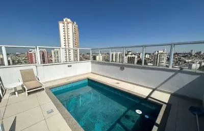 Excelente cobertura a venda, próx. ao shop. anália franco, mobiliada e decorada, varanda gourmet, piscina, 03 vagas !!