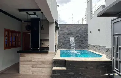 Casa com 3 dormitórios no bairro meneghetti ii em franca/sp