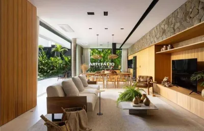 Casa mobiliada de condomínio, no villa são vicente, em franca, com 417m²