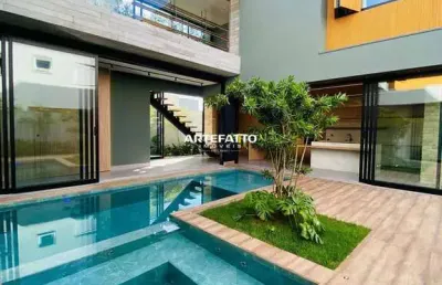 Casa de condomínio, no residencial olivito, em franca, com 4 suítes.