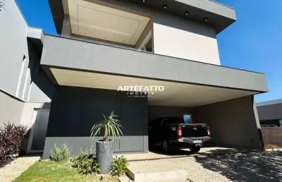 Casa de condomínio à venda, no village santa georgina, em franca, com 4 suítes