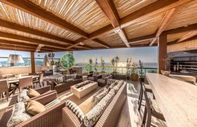À venda | frente mar, duplex, 505 m², área gourmet, 3 suítes e 5 vagas de garagem - joão paulo, em florianópolis.