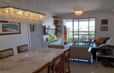 À venda | 110 m², 3 quartos, sacada com vista mar e 2 vagas - barreiros, são josé.