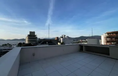 À venda | duplex com terraço, vista mar, 3 quartos e 1 vaga - agronômica, próximo ao angeloni