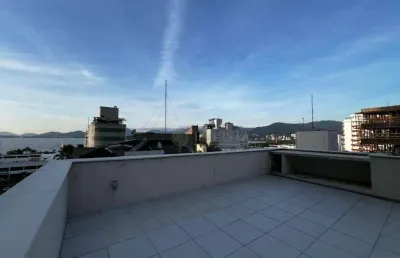 À venda | duplex com terraço, vista mar, 3 quartos e 1 vaga - agronômica, próximo ao angeloni