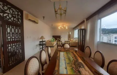 À venda | 218 m², andar alto, mobiliado, 4 quartos e 2 vagas - centro de florianópolis.
