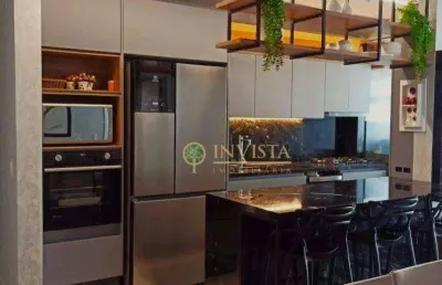Andar alto, vista parcial mar, 3 quartos e 2 vagas à venda no bairro agronômica em florianópolis.