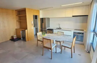 À venda próximo ao passeio pedra branca na palhoça! mobiliado, andar alto, 3 suítes e 2 vagas de garagem.