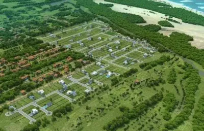 Terreno com 400m² à venda em condomínio fechado no rio vermelho.
