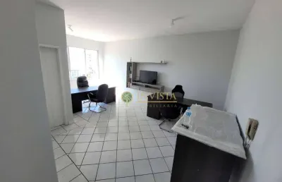 Locação no bairro estreito! sala comercial mobiliada e com vista mar.