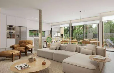 À venda | 241 m², 3 quartos (todos suítes), churrasqueira e 2 vagas de garagem - cacupé, em florianópolis.