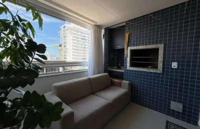 À venda | 100 m², sacada com churrasqueira, semi mobiliado, 3 quartos e 2 vagas de garagem - barreiros, são josé.