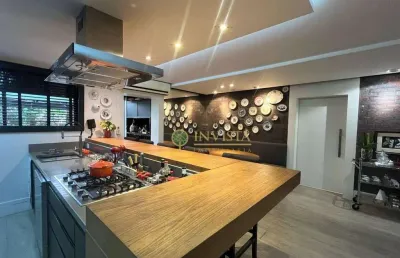 À venda | 325 m², mobiliado, 4 quartos (2 suítes) e 3 vagas de garagem - centro, em florianópolis.