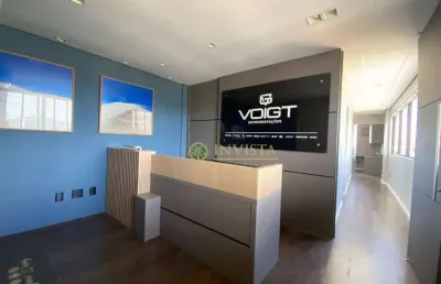 Locação | mobiliada, vista mar, 3 escritórios e 1 vaga de garagem - estreito, em florianópolis.