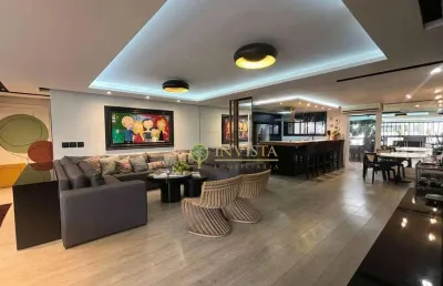 Locação | 325 m², mobiliado, 4 quartos (2 suítes) e 3 vagas de garagem - centro, em florianópolis.