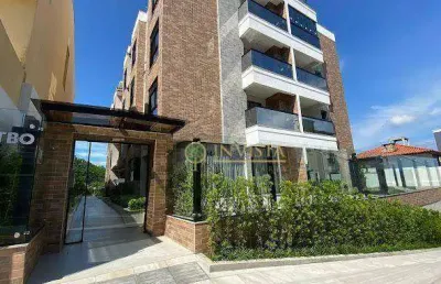 À venda no bairro coqueiros! garden, varanda gourmet com churrasqueira, 2 quartos e 2 vagas de garagem.