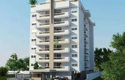À venda | novo, 71m², 2 quartos, sacada com churrasqueira e 1 vaga de garagem - ipiranga, são josé.