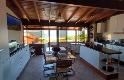 À venda | 99 m², vista mar, churrasqueira, 3 quartos e 2 vagas de garagem - praia de canajurê, em florianópolis.