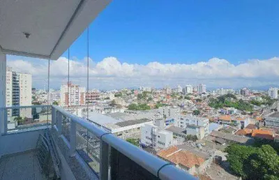 À venda | 100 m², 3 quartos, vista mar, sacada com churrasqueira e 2 vagas de garagem - estreito, em florianópolis.