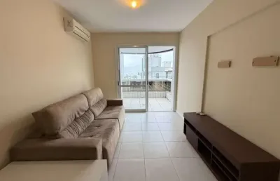 À venda | 73 m², sacada com churrasqueira, semi mobiliado, 2 quartos e 1 vaga de garagem - itacorubi, em florianópolis.