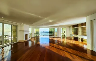 À venda | 316 m², ed. la perle, frente mar, 4 quartos (todos suítes) e 4 vagas - agronômica, florianópolis.